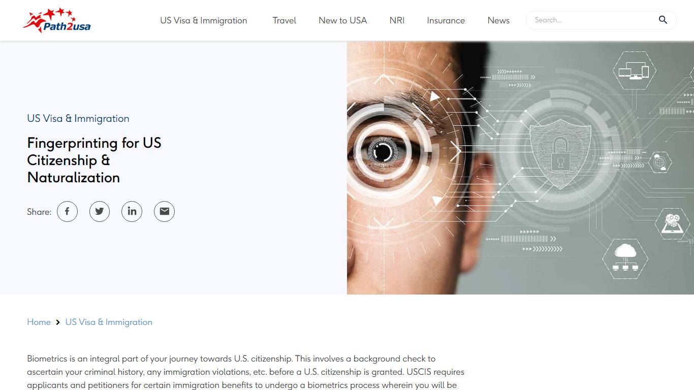 Fingerprinting for US Citizenship & Naturalization - Path2USA